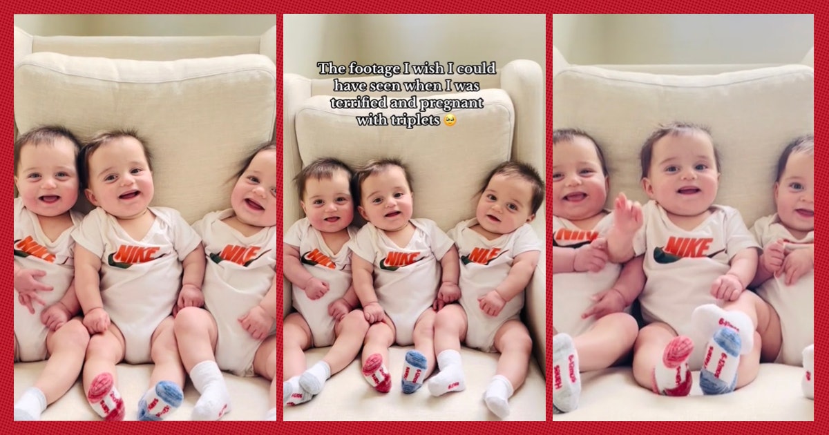This Video Of Triplets Giggling In Unison Will Make Your Day